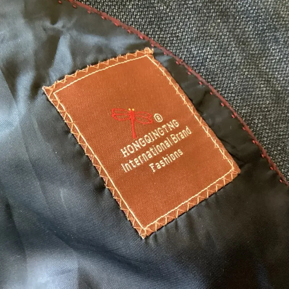 Blue Heather Suit Blazer